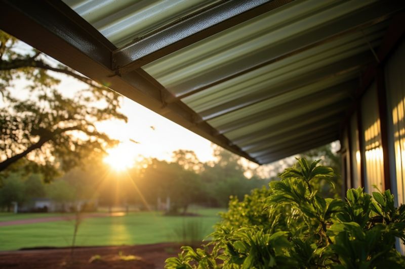 metal awning installation